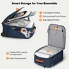 mixi 16 Inch Underseat Carry-On Luggage, Softside Suitcase with Wheels,