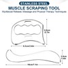 Opeisiio 2 in 1 Stainless Steel Gua Sha Massage Tools