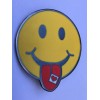Smiley Face Tab on Tongue Stoned High Trippy HAT PIN