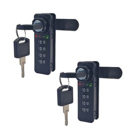 Puyueo 2 Sets Mechanical Code Lock Digital Combination Cabinet Lock Combination Cam Lock Cabinet Password Lock with Keys (Vertical Version)