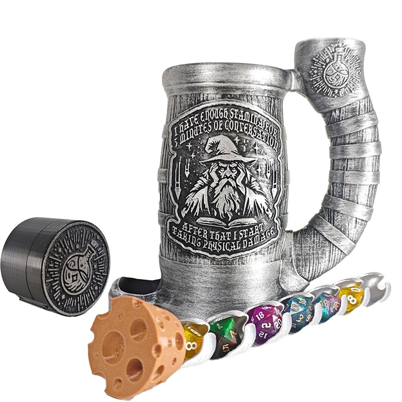 TCGADVN DND Mug Dice Tower Set, DnD Dice Cup with