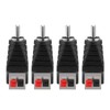 EIGHTNOO Speaker Wire to RCA Convert - 4 Pack Speaker