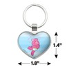 Care Bears: Unlock the Magic Cheer Bear Keychain Heart Love