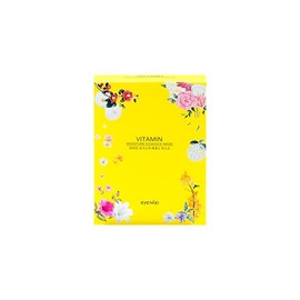 eyenlip Vitamin Moisturizing Essence Mask 25ml x 10pcs Moisturizing Dullness Care Whitening Toning Up Niacinamide Korean Cosmetics Skin Care Moisture Essence Mask x 10ea #Vitamin