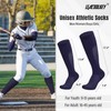 LEACOOLKEY Baseball Belt and Socks Combo Set Breathable Softball Socks