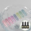 From the Nail Honor Reflective Glitter Gel 9-piece set /