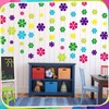 Outus 60 Pieces Flower Shaped Cutouts Mini Retro Flower Cutouts