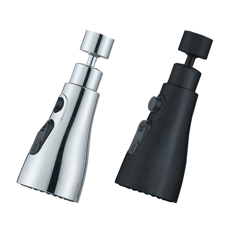 Swivel Universal Faucet Extender Swivel Head Metal Attachment Rotatable Faucet