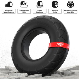 1PZ T21-SX1 200x50 (8x2) Solid Tire Replacement for Razor E100 E150 E175 E200 Gas Scooter Schwinn Bladez Mongoose Dune Buggy ePunk Crazy Cart PowerRider 360 eSpark