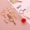 sourcing map 70Pcs Keychain Rings Kit, Keychain Hardware Includes 10Pcs