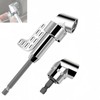 105 Degree Right Angle Drill Adapter Set,1/4" Hex Shank Driver