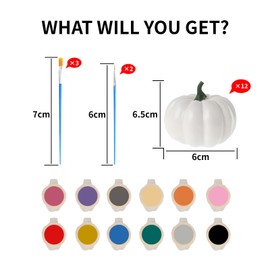 Aniepaa Pumpkin Autumn Decoration Outdoor Artificial Pumpkin for Autumn Parties (Green)