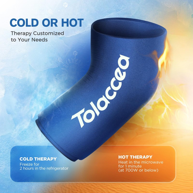 Elbow and Knee Ice Pack - Cold Ice Sleeve with