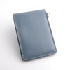 Emono Pass Case, Commuter Pass Case, 3 Sided, Bifold, blue