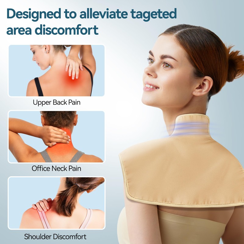 Castor Oil Pack Wrap for Shoulder, Neck & Upper Back