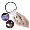 Glass Lupa Luminosa Led Joyero Luz Uv Detector Billete Falso