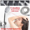 Premiumwire High Pressure Shower Head 5 Settings Handheld Shower Heads