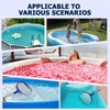 Pool Skimmer Net with Pole, Small Handheld Deep Ultra Fine