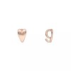 JBB Findings Bail, 4 Copper Plated Brass 8x5.5mm Heart Bail