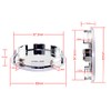 RhinoTuning 4 PCS 63 mm Wheel Center Caps Compatible With