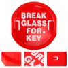 OSALADI Emergency Key Box, Break Glass for Key Emergency Door