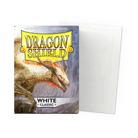 Dragon Shield Classic White Sleeves 100ct - Standard Size - MTG Pokémon TCG