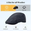 parte superior-EX L/XL/XXL - Gorra plana impermeable para hombre, estilo