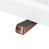 sourcing map Rubber Door Stopper Security Modern Wedge Floor Non-Scratching