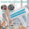 AIMALL Pet Dog Cat Hair Remover, Self-Cleaning Fur Removal Tool