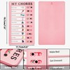 MY CHORES Chart for Kids, Wieat 2 Pcs Memo Board