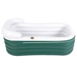 Inflatable Bathtub Foldable Portable Standing Bathtub Inflatable Unisex Spa Sturdy Durable Fast Safe Inflation Excellent Insulation Effect Design For Shower Stall Hot Bath And Ice