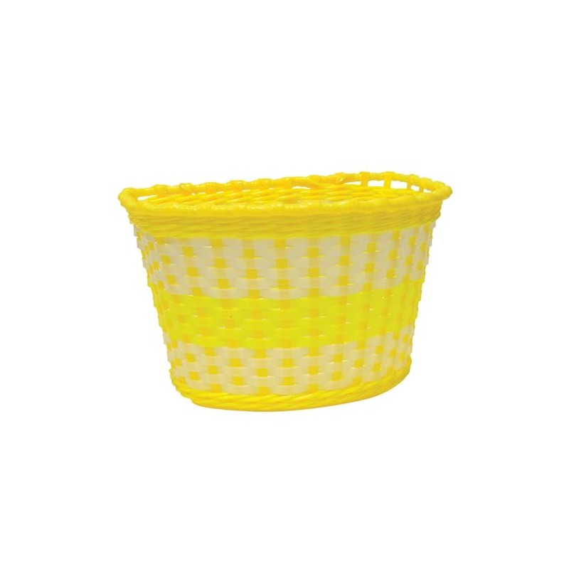 Oxford Junior Woven Basket Yellow