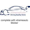 XtremeAuto® 4 x BLUE, Car Door Safety Reflectors/Protectors, FRONT and