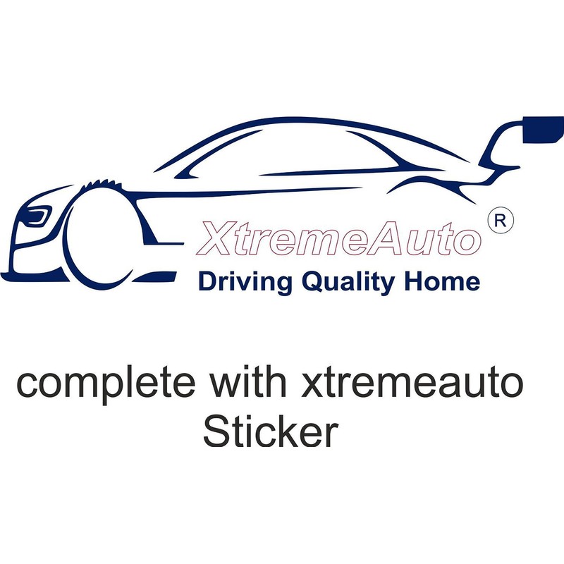 XtremeAuto® 4 x BLUE, Car Door Safety Reflectors/Protectors, FRONT and
