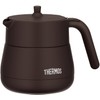 THERMOS Vacuum Insulated Teapot with Strainer 450ml Brown TTE-450 BW