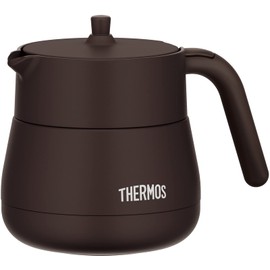 THERMOS Vacuum Insulated Teapot with Strainer 450ml Brown TTE-450 BW