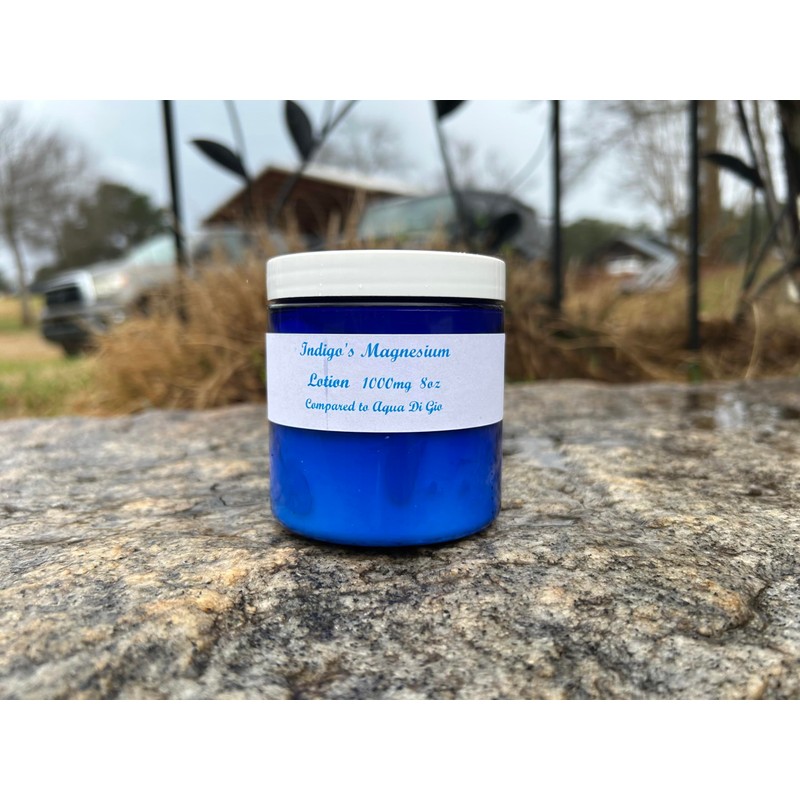  Indigo's Magnesium Lotion 1000mg (8oz, Compared to Aqua Di