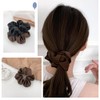 RAINY LEMON, Hair Elastic Scrunchie, Stylish, Adults, Volume, Large, Satin