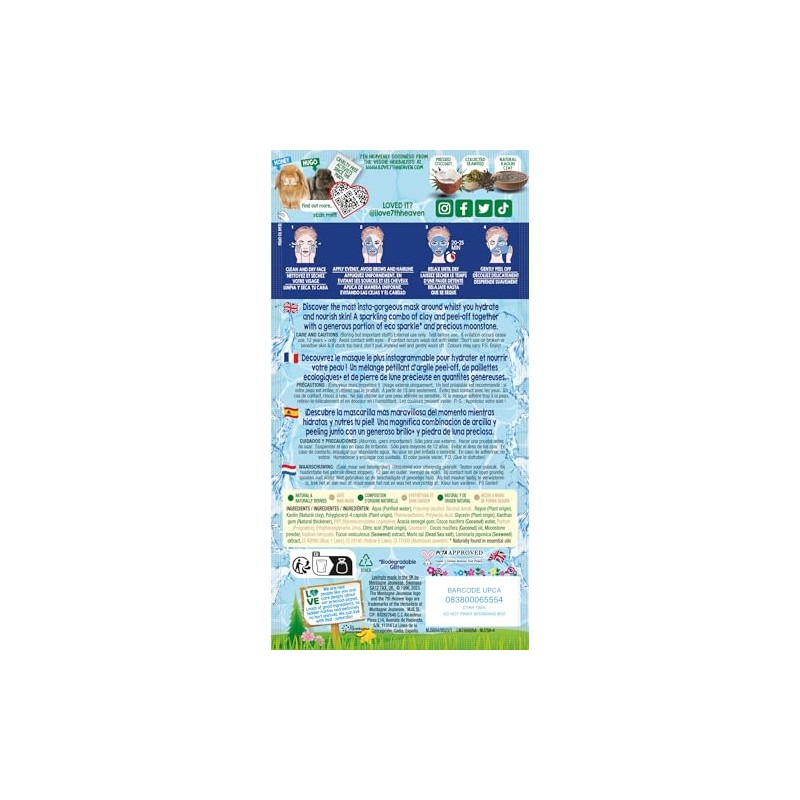 7th Heaven Heavenly Hydrating Aquamarine Peel Off Mask