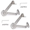QBOSO Lid Support Hinge in Satin Nickel Folding Lid Stay