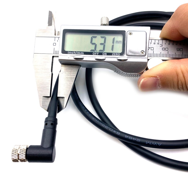 FOWIUNYE M8 8 Pin Female Connector Cable, A Code Right