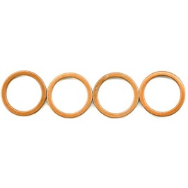 Vibror Muffler Gasket Flat Copper Exhaust Pipe Copper Washer XJR400R XJ400/D XJR400S XJR400R II Yamaha YAMAHA Exhaust bv2413 CBX400F (4)