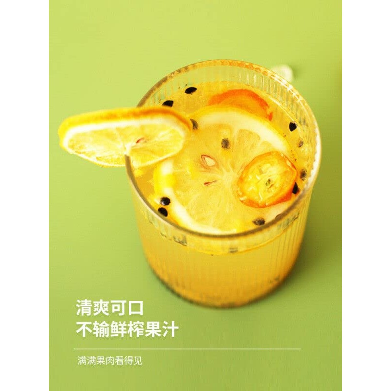 Vitamin C Lemon Fruit Instant Fruit Tea China Kumquat-Passion Flavor