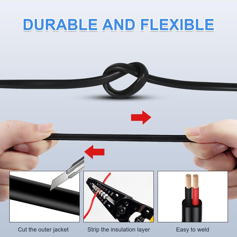 Yuanjoy 2 Core 0.5mm² 7 Metre Vehicle Cable - Multi-Core