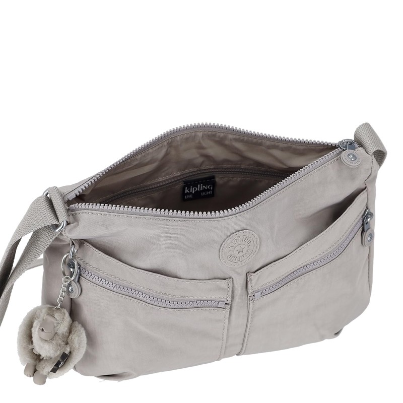 Kipling IZELLAH Shoulder Bag, Grey Gris, Free size