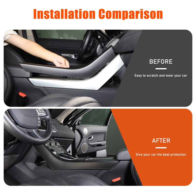 BEBECAR Fit For Range Rover Evoque 2012-18 Interior Console Side