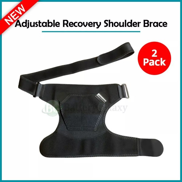 Fenzer 2-Pack Adjustable Recovery Shoulder Brace, for Injuries & Tendonitis,