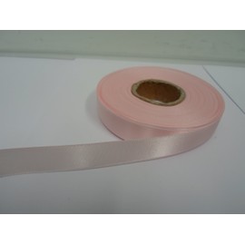 2 metres of 15mm Satin Ribbon Light Baby Pink Double Sided 15 mm 1.5cm