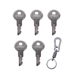 5 Pcs Compatible Toolbox Keys Code Cut CH501 Truck Tool Box Lock Key