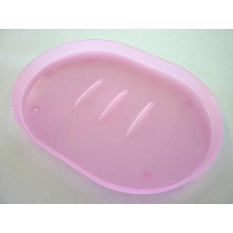 マーナ (marna) スポンジ 石鹸置き (ブルー) 洗面台 トレー付き ソープディッシュ (石鹸 ホルダー